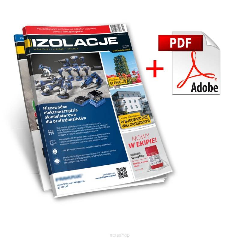 Roczna prenumerata IZOLACJE (10 numerów - papier i PDF) + dostęp do wszystkich treści portalu (365 dni)