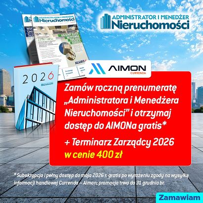 Prenumerata roczna (papierowa) ADM + Terminarz 2026 + dostęp do AIMONa – nowoczesnego systemu informacji prawnej opartego na rozwiązaniach AI.