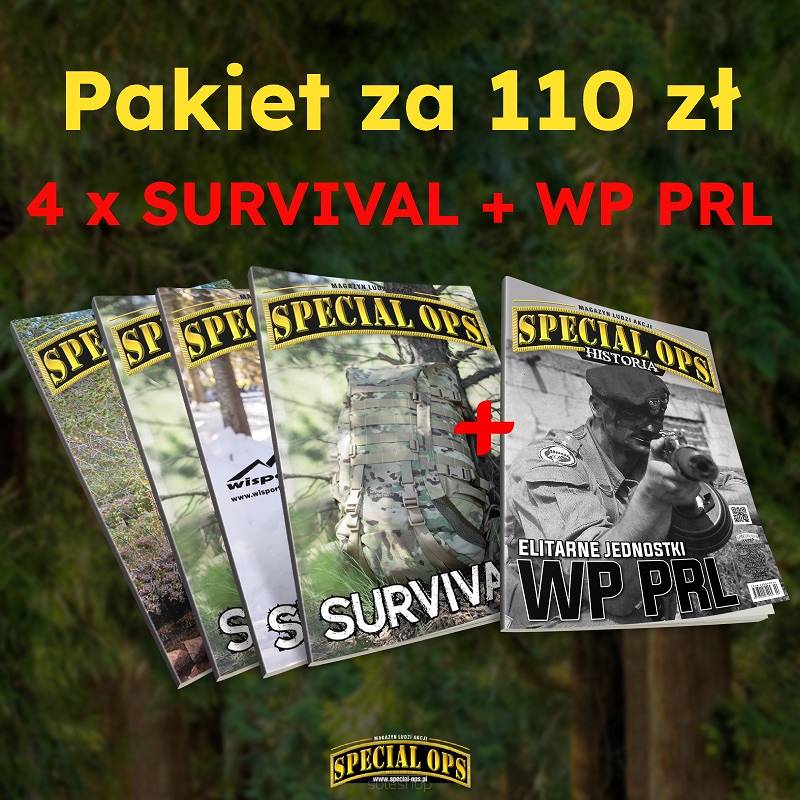 PAKIET - 4 X Special OPS SURVIVAL + Jednostki Elitarne WP PRL za 110 zł