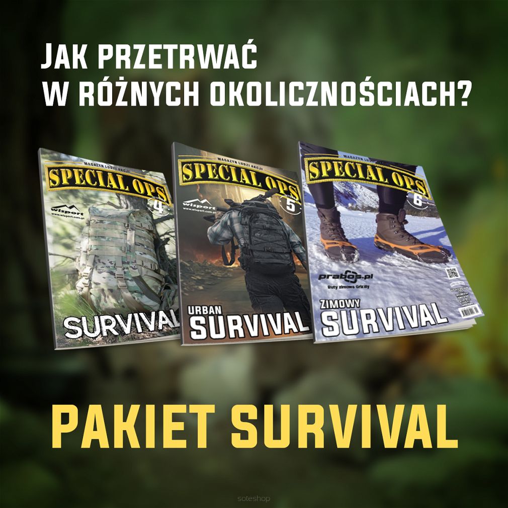 PAKIET - 3 X SPECIAL OPS SURVIVAL