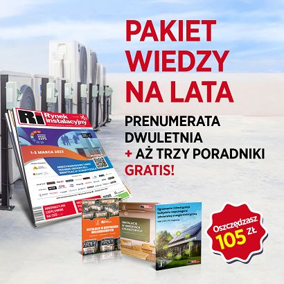 Dwuletnia prenumerata Rynku Instalacyjnego i pakiet 3 poradników!