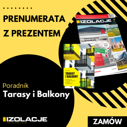 Roczna prenumerata IZOLACJE + dostęp do portalu + poradnik