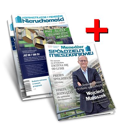 Prenumerata dwuletnia (papierowa) Administrator i Menedżer Nieruchomości + Bonus Kwartalnik MSM + dostęp do treści na portalu
